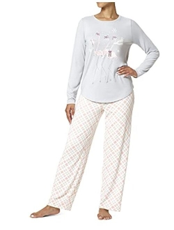 Missing Hugs Brushed Loose Knit Pajama Set