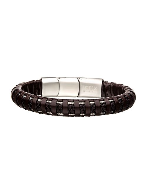 Men's Brown Leather Bracelet