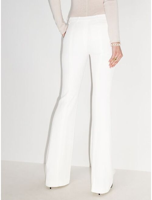 Alexander McQueen mid-rise flared trousers