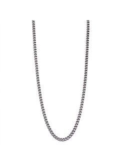 Two Tone Stainless Steel Franco Chain Necklace