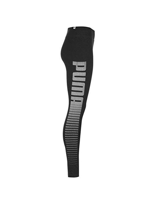 PUMA Womens Logo Stretch Skinny Elastic Leggings Breathable