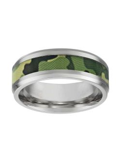 Stainless Steel Camouflage Band - Men