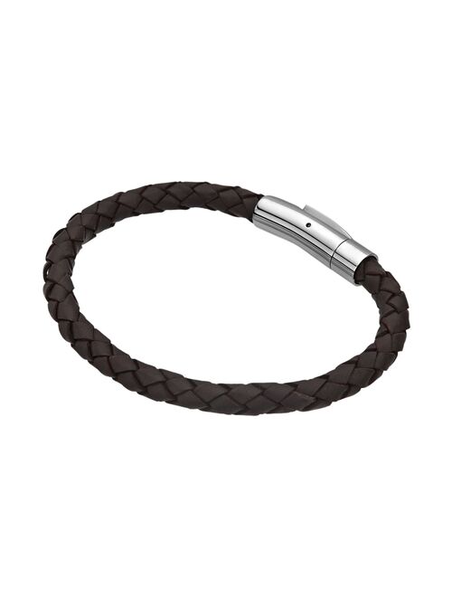 Men's Braided Leather Bracelet