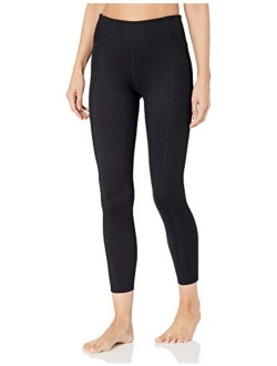 Women's Melange Rib Full Length Legging