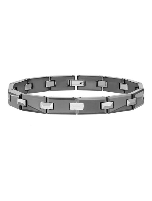 Men's 1913 Tungsten Gunmetal Link Bracelet