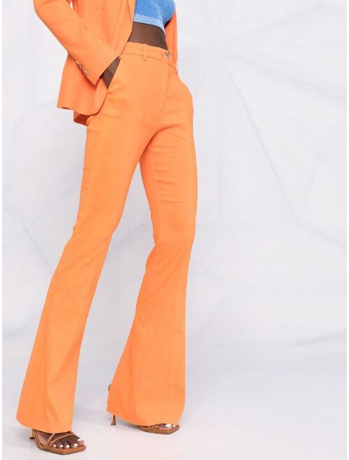 PINKO slit cuff tailored trousers