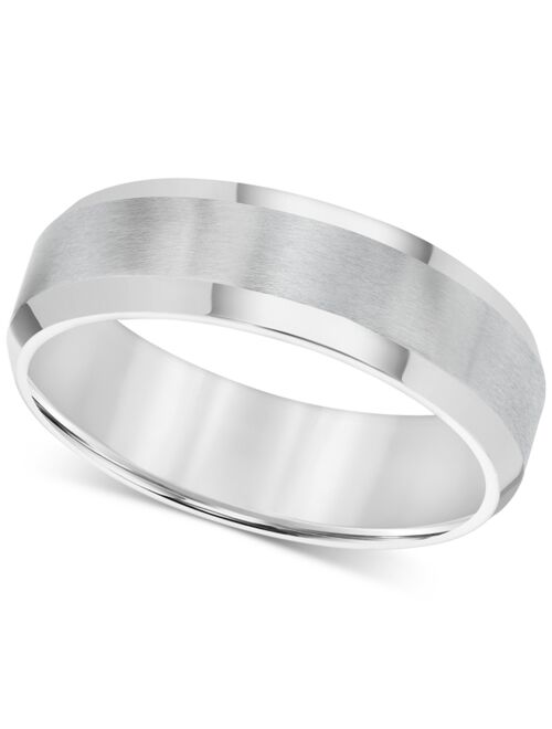 Triton Men's Stainless Steel Ring, Smooth Comfort Fit Wedding Band