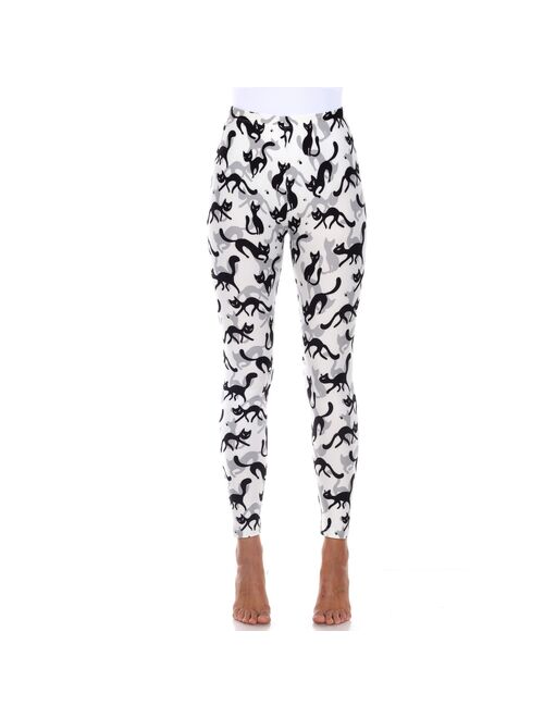 Women's White Mark Printed Leggings