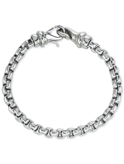 Macy's Men's Linked Bracelet in Stainless Steel, Created for Macy's