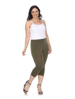 Plus Size Super Soft Capri Leggings