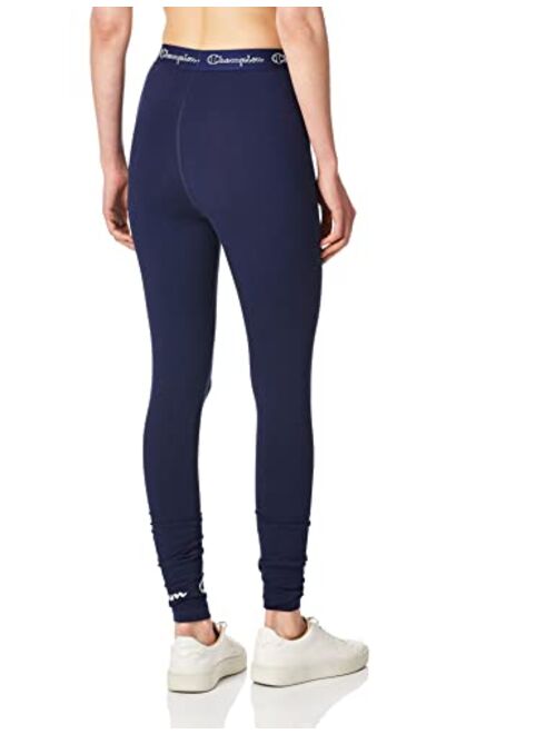 Champion Women's Authentic Tight, Left Leg Double Logo