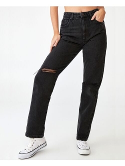 Women's Long Straight Jeans