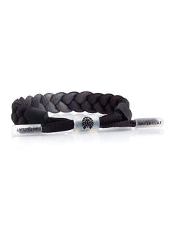 Rastaclat Men's Braided Bracelet, 100% Polyester - Medium/Large