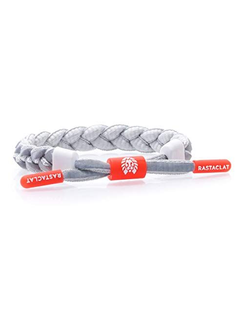 Rastaclat Men's Braided Bracelet, 100% Polyester - Medium/Large