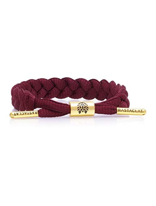 Rastaclat Men's Braided Bracelet, 100% Polyester - Medium/Large