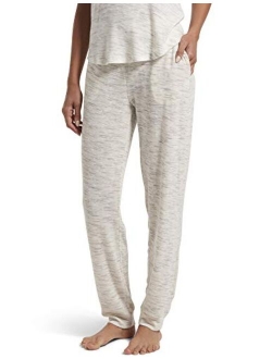 womens Knit Long Pajama Sleep Pant With Cuffs