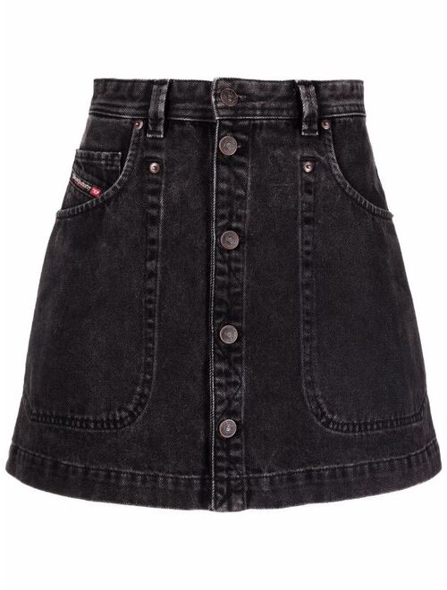 Diesel De-Albus denim skirt