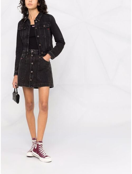 Diesel De-Albus denim skirt