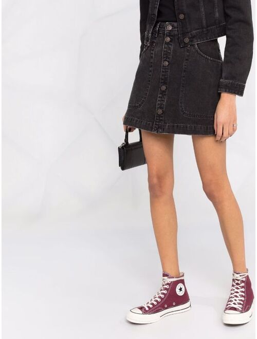 Diesel De-Albus denim skirt