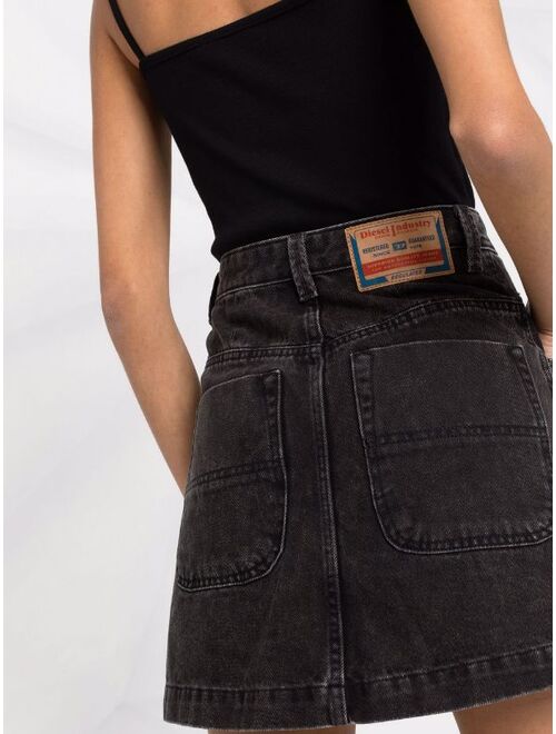 Diesel De-Albus denim skirt