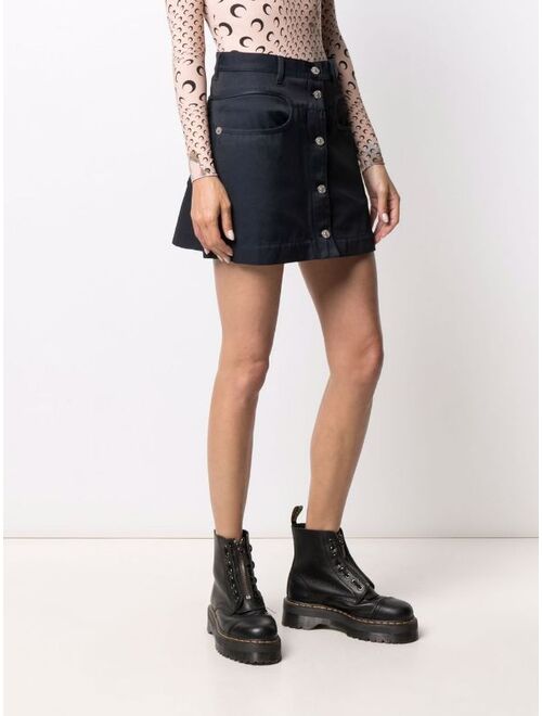 Diesel A-line button-down skirt