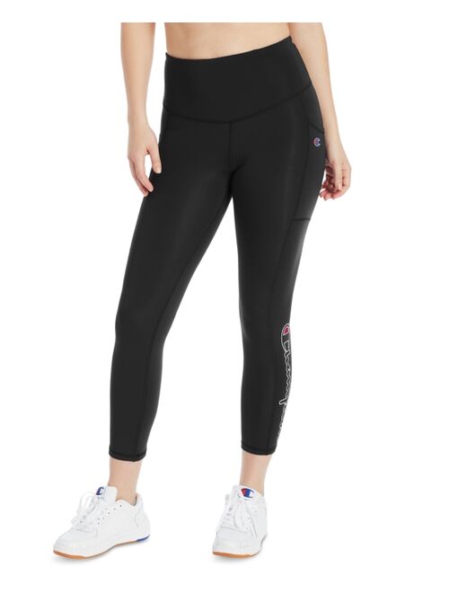 Champion Women's Double Dry High-Waist 7/8 Length Leggings