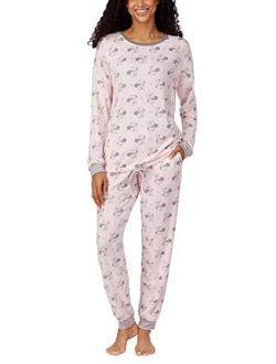 Womens 2 Piece Cozy Pajama Set