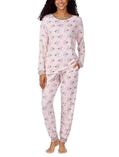 Disney Womens 2 Piece Cozy Pajama Set