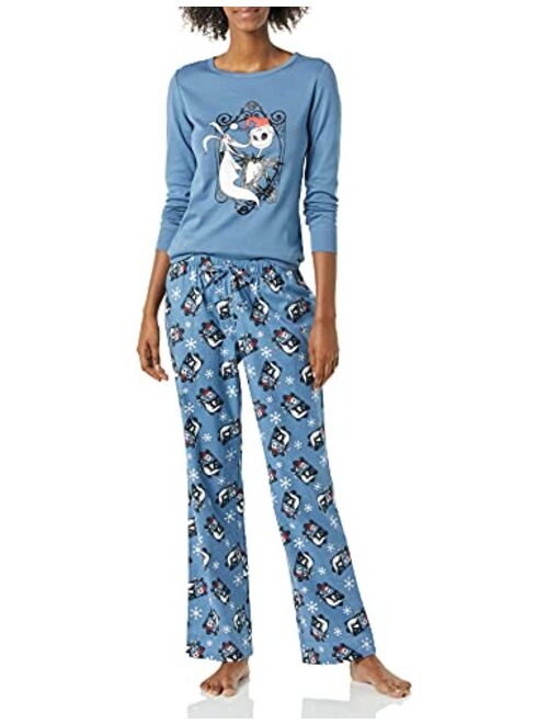 Amazon Essentials Women's Disney Star Wars Marvel Flannel Pajamas Sleep Sets