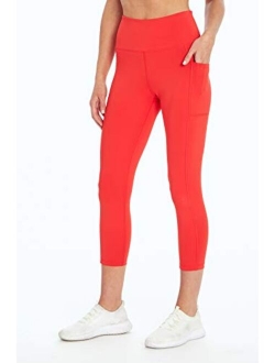 High Rise Pocket Mid-Calf Legging