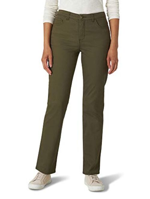 Lee Women’s Instantly Slims Classic Relaxed Fit Monroe Straight Leg Jean