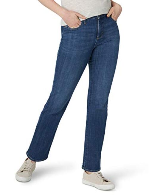 Lee Women’s Instantly Slims Classic Relaxed Fit Monroe Straight Leg Jean