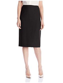 Women's Stretch Crepe Skimmer Skirt