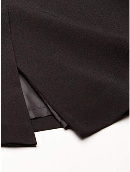 Kasper Women's Plus Size Stretch Crepe Skimmer Skirt