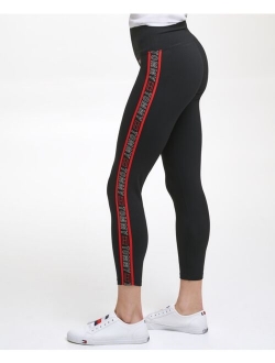 Sport Logo-Trim 7/8 Length Leggings