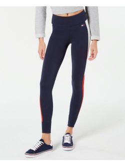 Tommy Hilfiger Logo-Trim 7/8 Length Leggings - Macy's