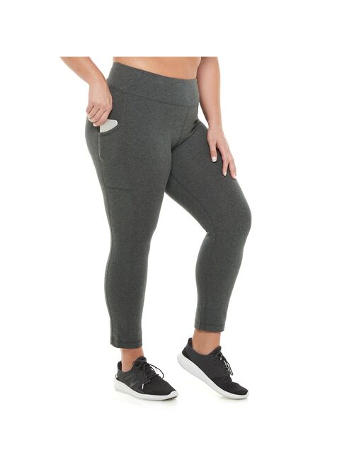 Plus Size Tek Gear® Pocket High-Waisted 7/8 Leggings