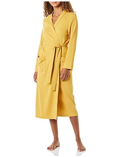 Amazon Essentials Women's Lightweight Waffle Full-Length Robe