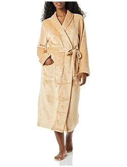 Women's Plus Size Full Length Plush Robe