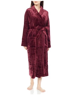 Women's Plus Size Full Length Plush Robe