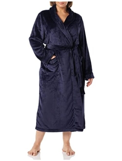 Women's Plus Size Full Length Plush Robe