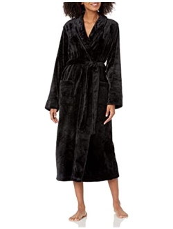 Women's Plus Size Full Length Plush Robe