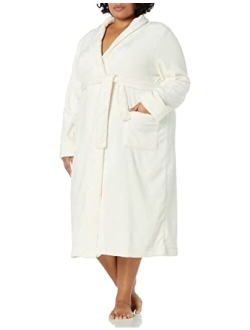 Women's Plus Size Full Length Plush Robe