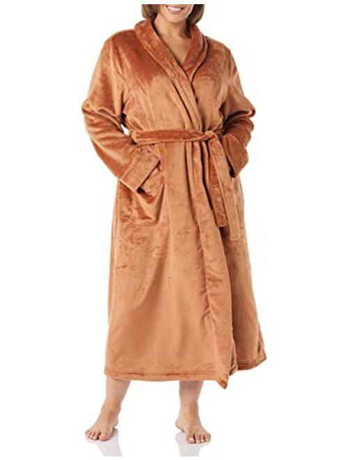 Amazon Essentials Women's Plus Size Full Length Plush Robe