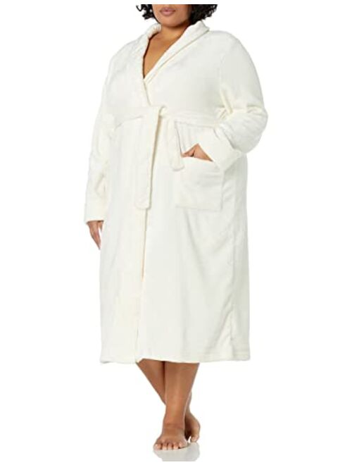 Amazon Essentials Women's Plus Size Full Length Plush Robe