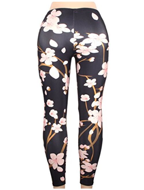 Lelinta Women's Leggings Skinny Yoga Pants Runing Jogger Active Tight Soft Capri