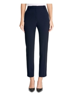 Stretch Crepe Essex Straight-Leg Dress Pants