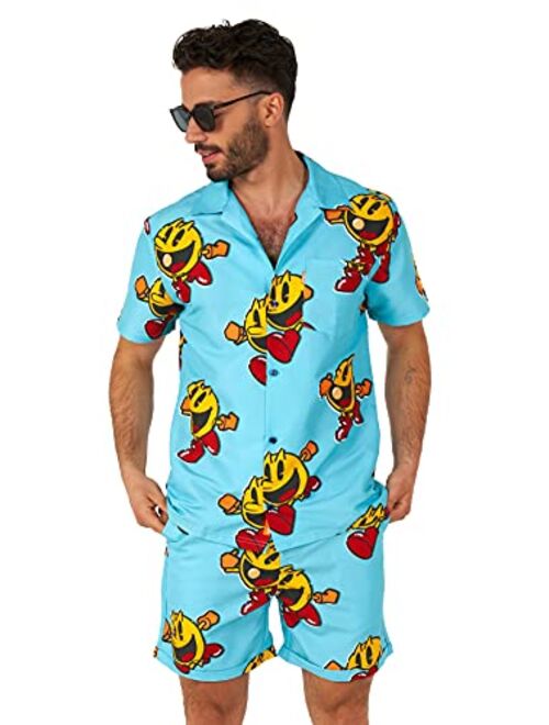 Opposuits Summer Combo's - Men's Two Piece Matching Set - Beach Swim Wear - Including Shirt and Short