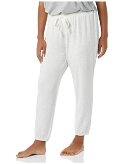 Women's Plus Size Lightweight Lounge Terry Jogger Pajama Pant