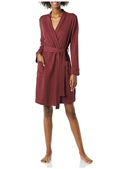 Women's Lightweight Waffle Mid-Length Robe